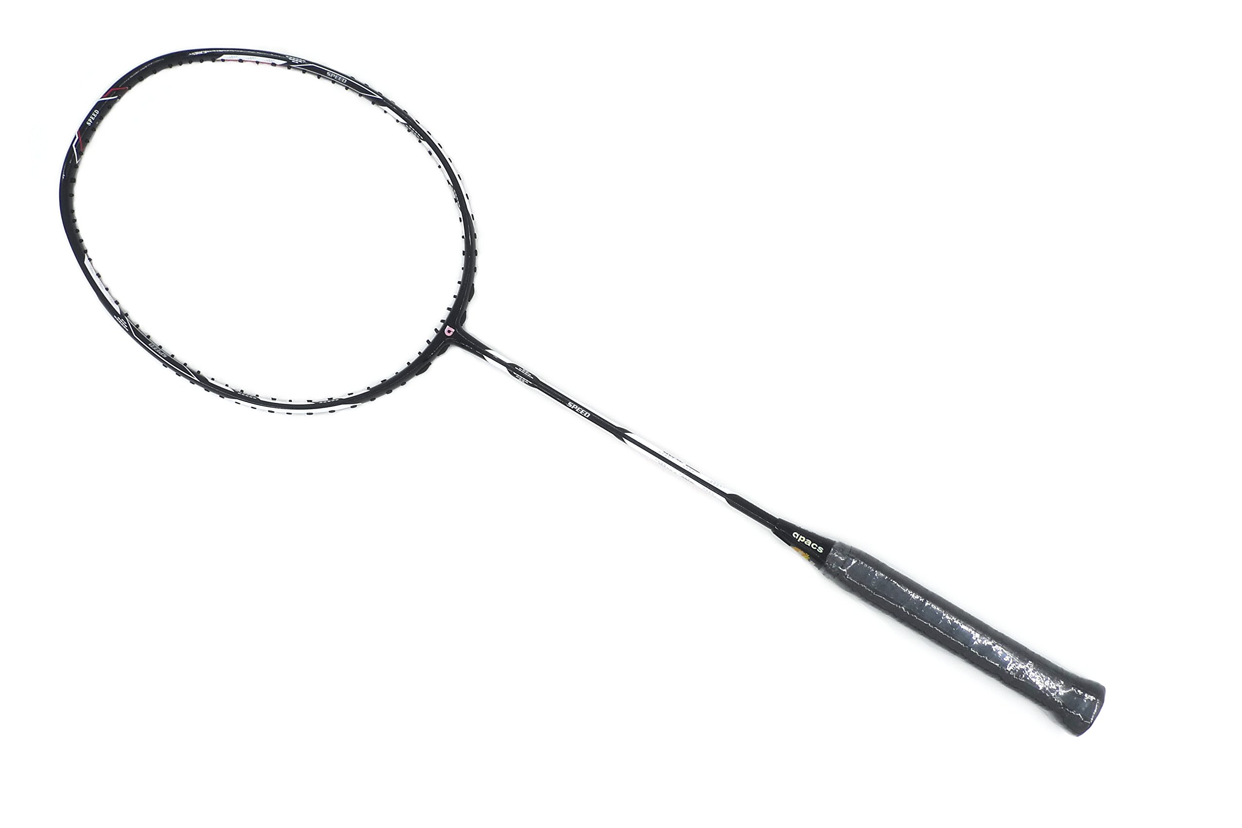 ◆apacs◆DUAL 100 II BLACK◆黒◆5U◆DUAL FRAME APACS Dual 100 Black II Badminton Racket (5U)